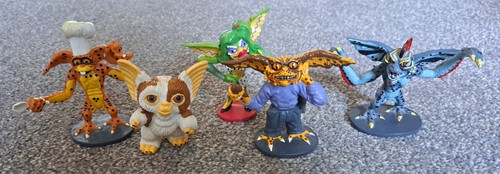 Set five gremlin figures - set, of