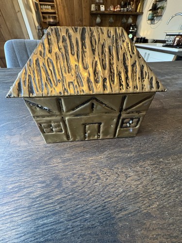 Vintage wooden brass bound - brass, tea