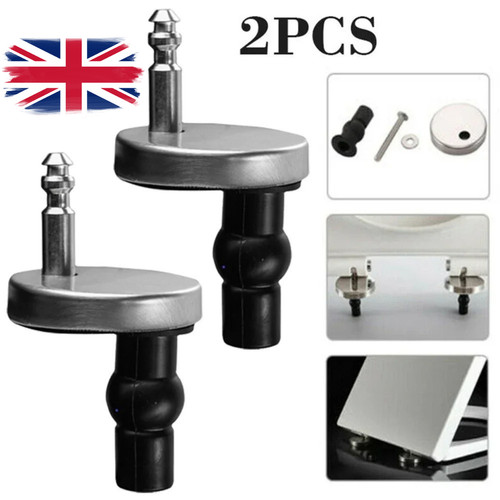 Toilet seat hinges - toilet,