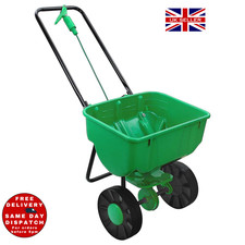AMOS 25L Rotary Spreader – Lawn Seed, Fertiliser, Salt & Grit Push Spreader