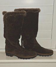 Aquatalia Ladies Brown Suede