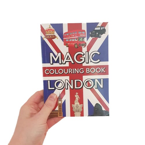 Magic colouring book trick - colouring, in