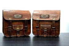 Bag Leather Motorcycle Side