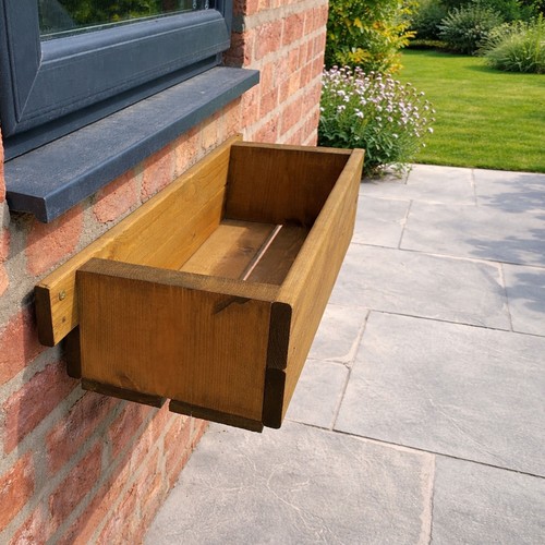 Wooden wall basket garden - wall,