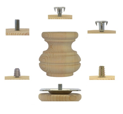 Wooden pine tall moulded - tall,