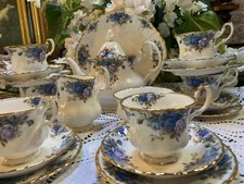 Vintage Royal Albert Moonlight Rose tea set