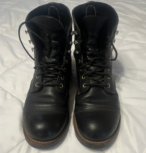 Men red wing black leather - men’s,