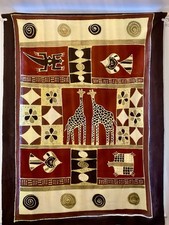 Large African Batik Wall
