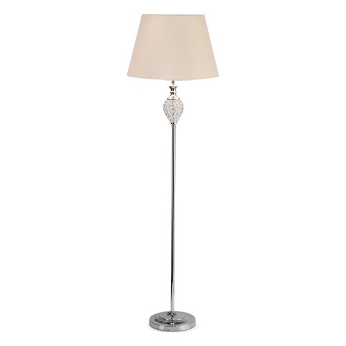 Floor lamp hannah - lamp, chrome