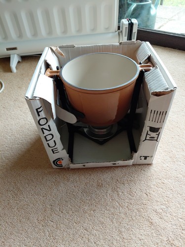 Creuset fondue noisette - fondue,