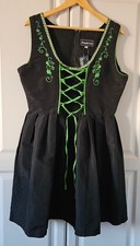  Bongossi Green Black Dirndl