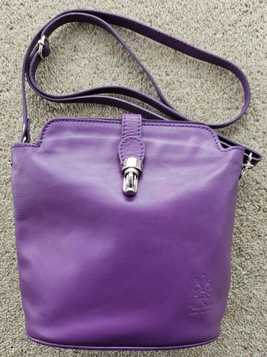 Ladies purple soft leather - ladies,