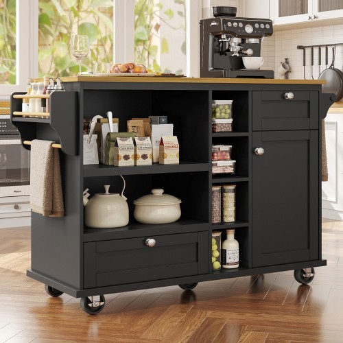 Dining trolley with - , drawers