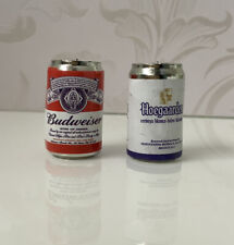 Barbie Dream House Drink Beer Cans Budweiser Horgaarden Fridge Items  (S6)