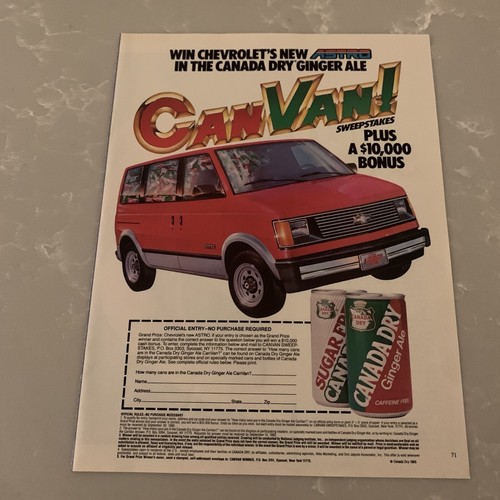 1985 chevrolet astro - van, x