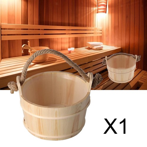 Wooden sauna bucket - wooden,