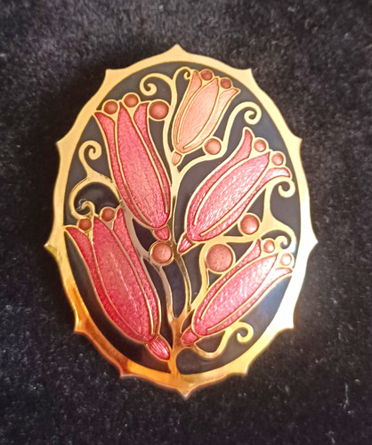 Vintage cloisonné enamel - vintage,