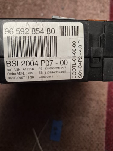 Peugeot citroen bsi module - bsi,