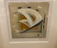 Adam Barsby Original Painting Free Fall matted for framing