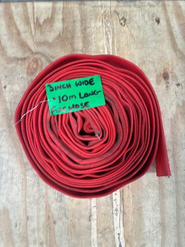 10m length fire - 3", water