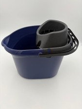 13L Mop Bucket with Wringer – Durable Plastic Cleaning Pail