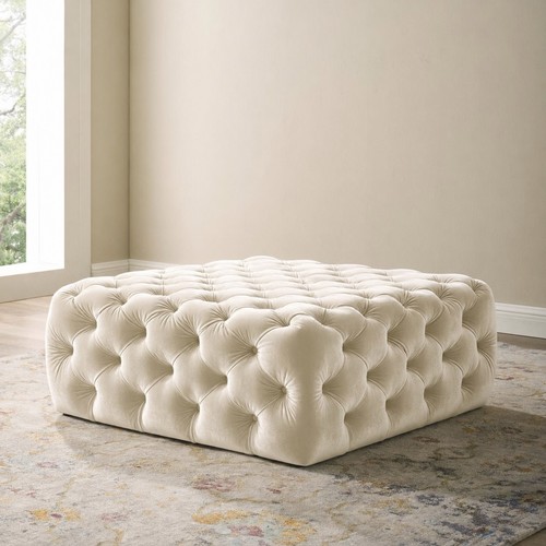 Chesterfield squared footstool - chesterfield,