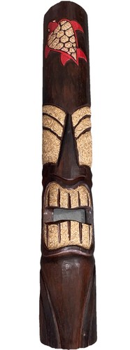Tiki mask hawaiian wall - tiki,