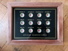 butlers and servants bell indicator box 12 way