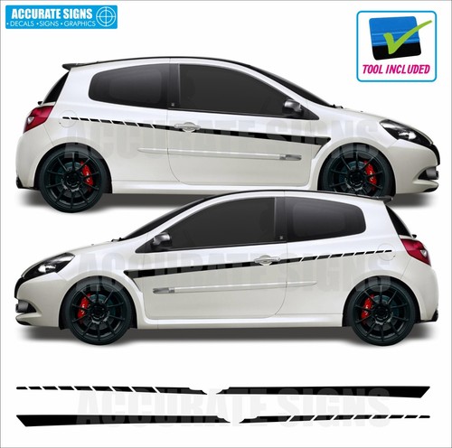Stickers for renault clio - clio, side