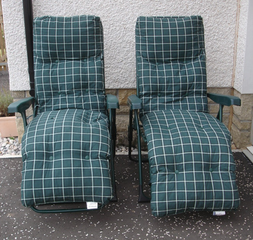 Two homebase sun loungers - homebase,