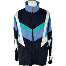 Adidas Jacket XXL Men's Multi Polyester Vintage Track Jacket 1980s Retro Sports