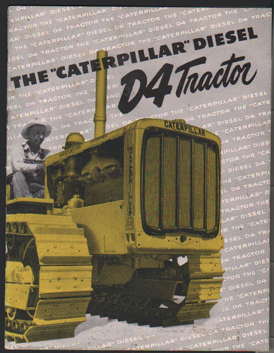 Caterpillar diesel tractor - d4,