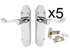 Door handles Chrome polished