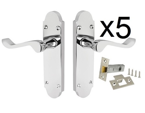 Door handles chrome - handles, polished
