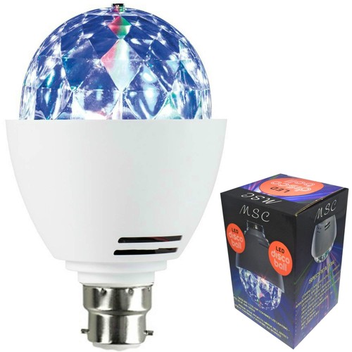 Msc led b22 disco ball - msc,