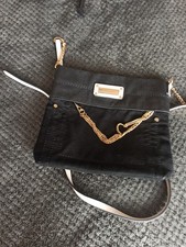 river island black suede