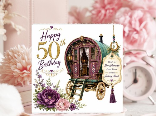 50th birthday greeting - 50th,