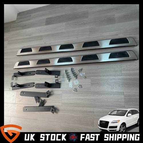 2pcs aluminium side steps - aluminium,