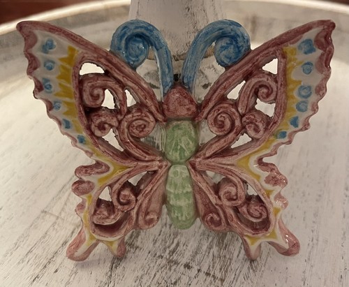 Butterfly ceramic hand painted - butterfly,