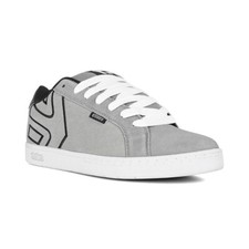 Etnies Fader Skate Shoes - Light Grey/Black