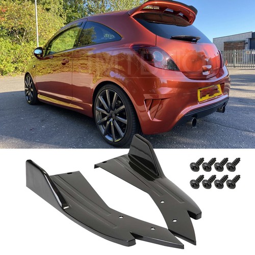 Gloss rear bumper diffuser - bumper,