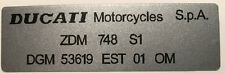 DUCATI 748 RIGHT SIDE FRAME RESTORATION DECAL
