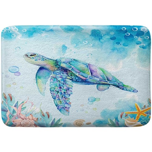 Sea turtle blue - sea, bath