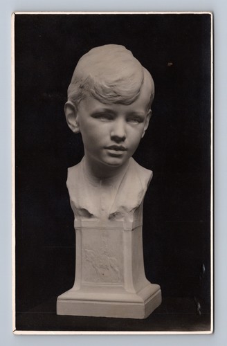 Antique white marble sculpture