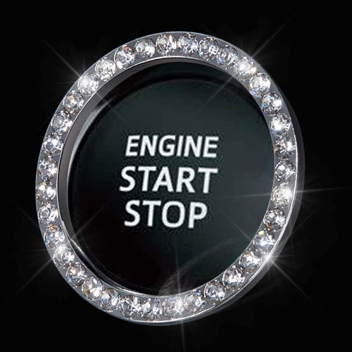 1pc white car interior button - white,