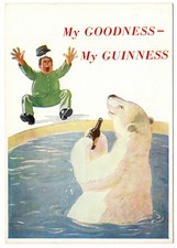 (I.B) Ireland Cinderella : Guinness Postcard (Polar Bear)