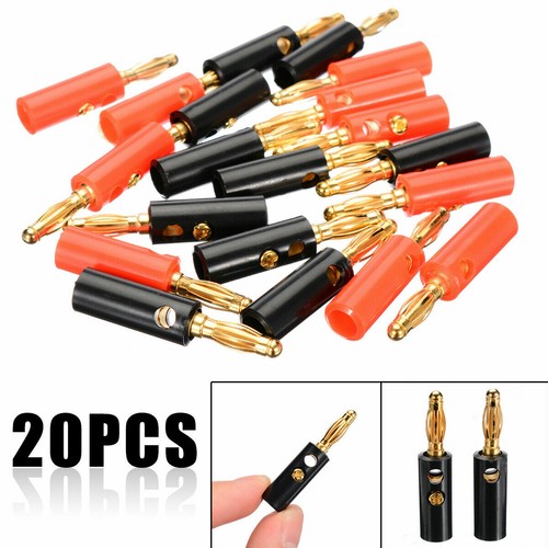 4mm banana plug gold - 4mm,