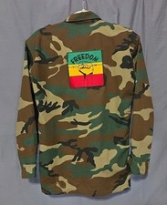 Rasta Inspired Camo BDU Jacket