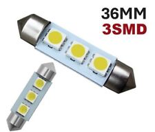 FIT FORD 239 272 Led Car C5W White Number Plate Festoon 3 Smd Light Bulbs 36mm 