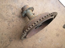 Greeves DOT Cotton Villiers British hub ? rear wheel hub 7" WORN 60T sprocket